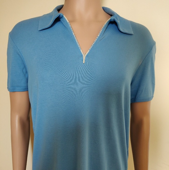 Armani Exchange Mens Baby Blue V Neck T 